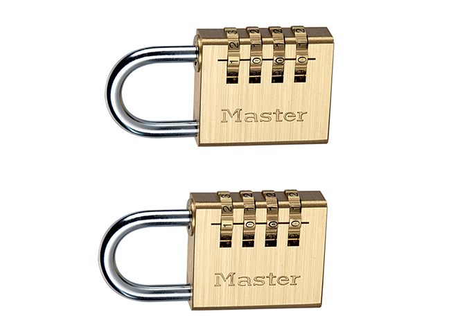 瑪斯特Masterlock 黃銅數字密碼掛鎖 No. 604EURD